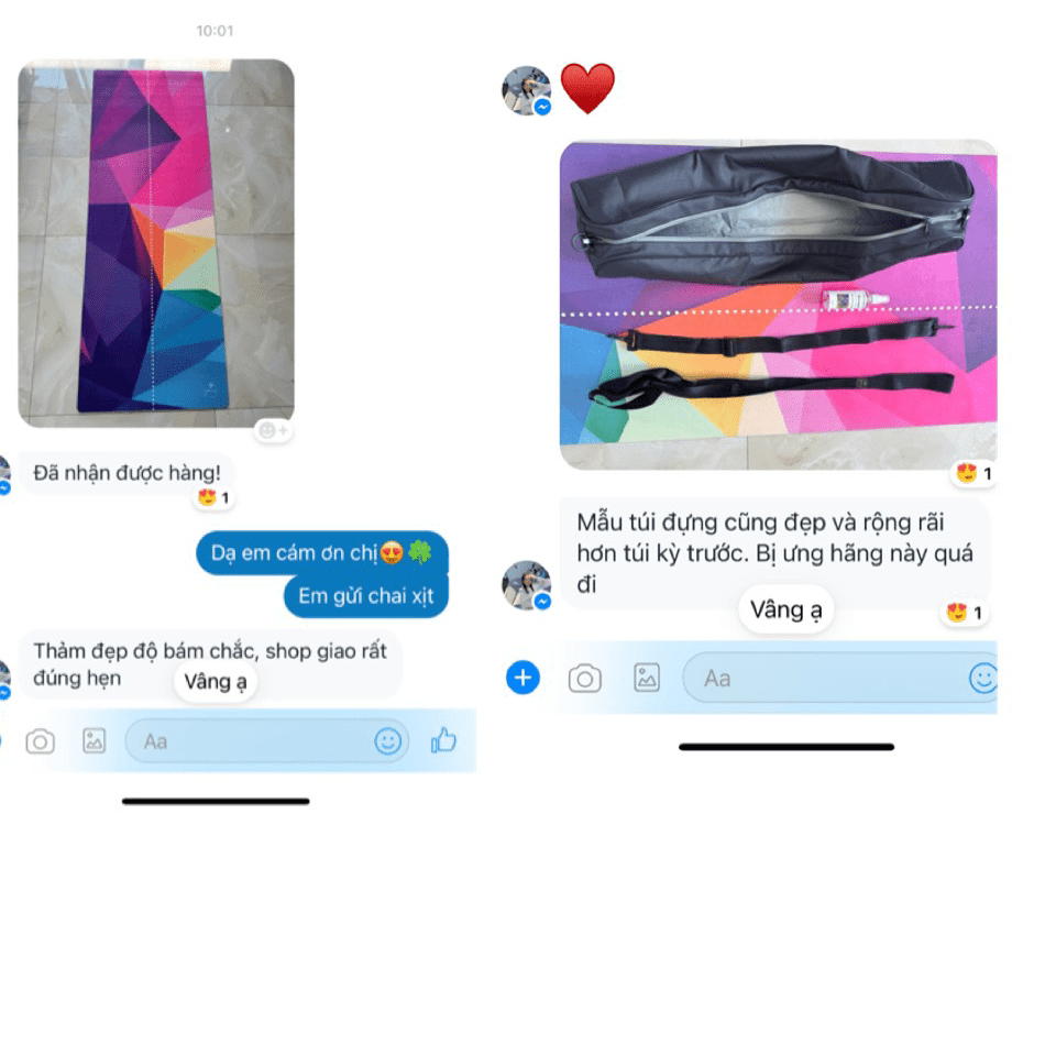 review thảm tập yoga yvonne