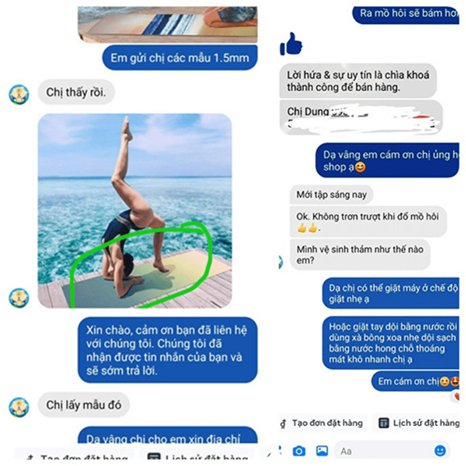 review thảm tập yoga yvonne