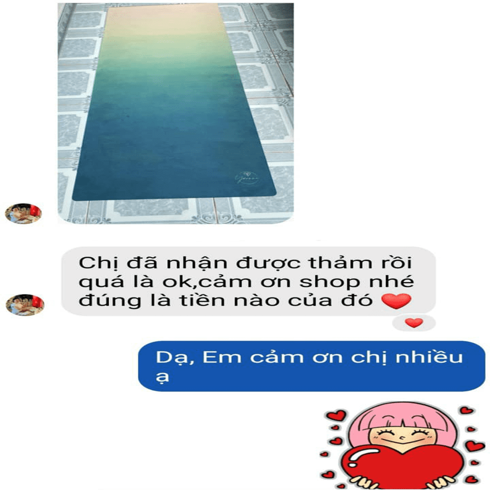 review thảm tập yoga yvonne