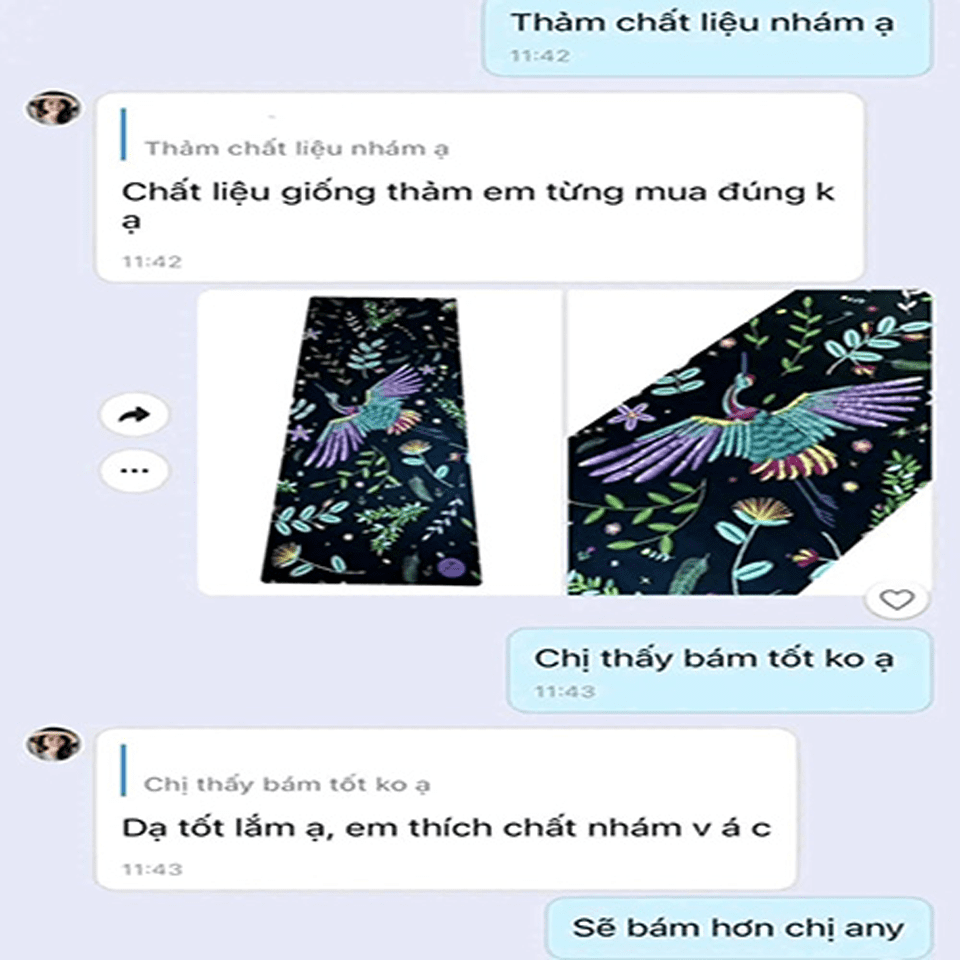 review thảm tập yoga yvonne