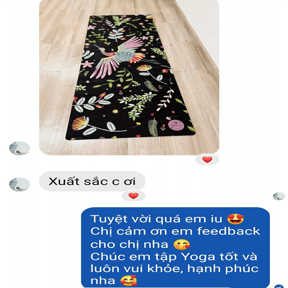 review thảm tập yoga yvonne