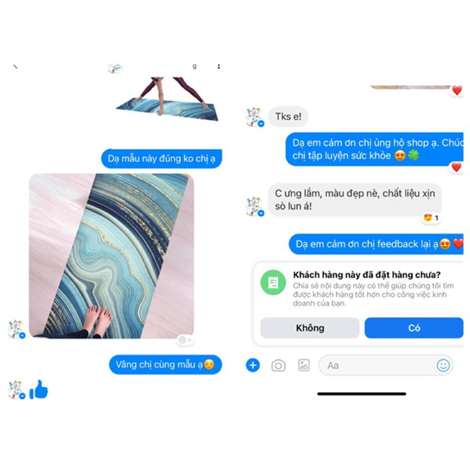 review thảm tập yoga yvonne