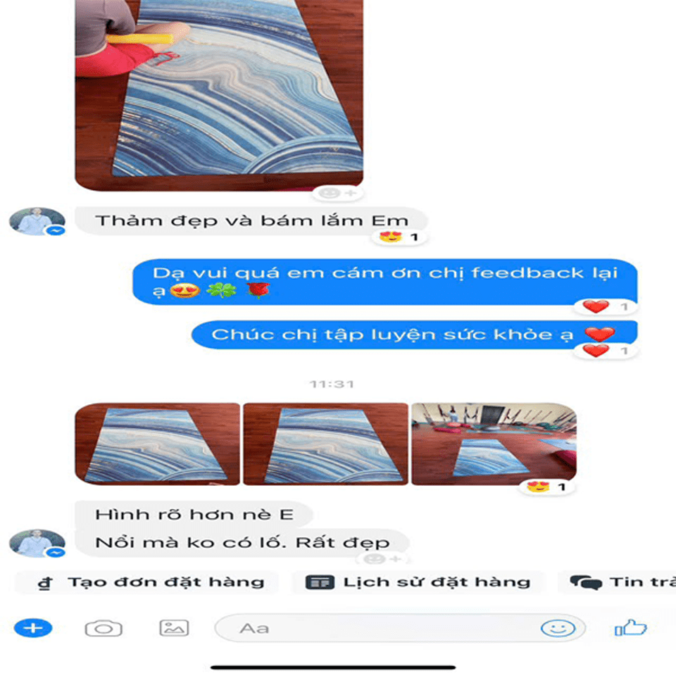review thảm tập yoga yvonne