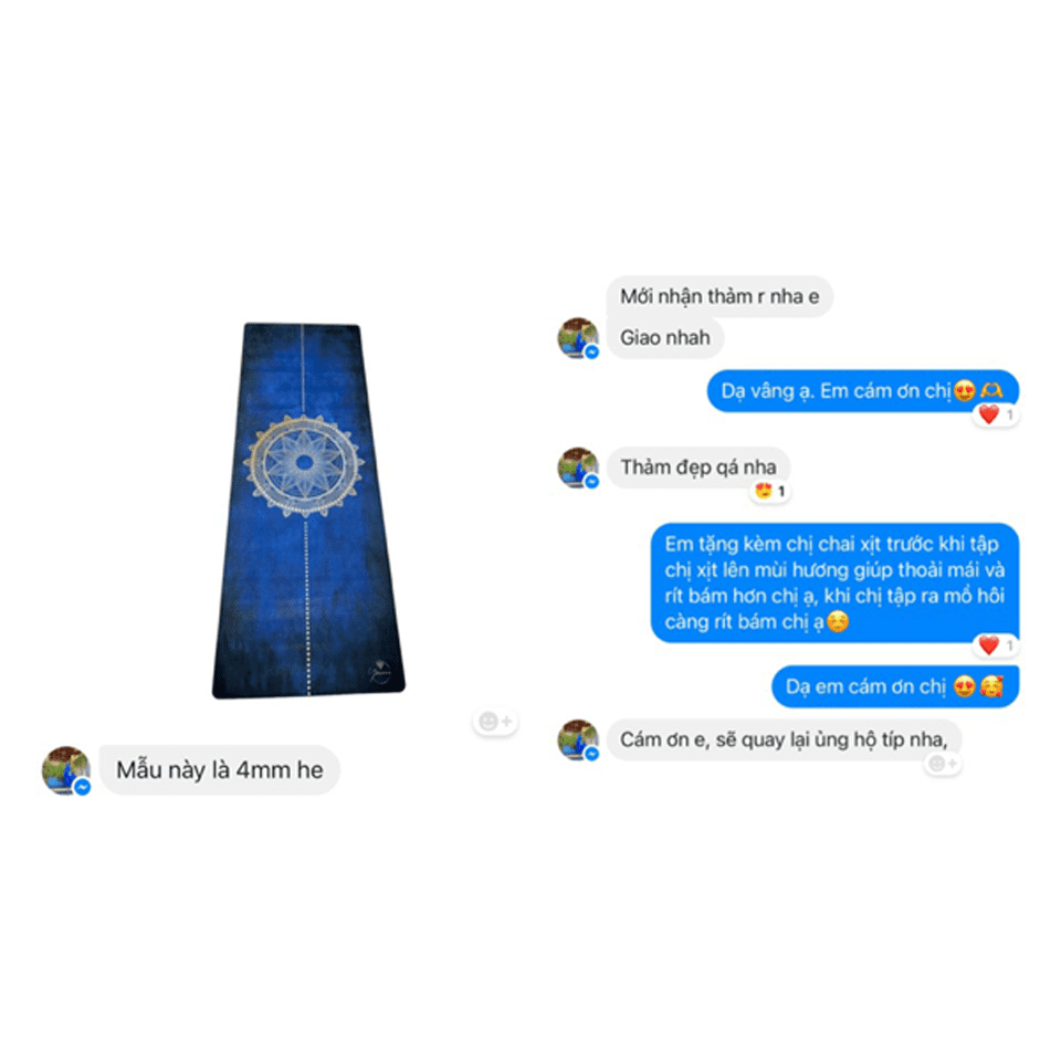 review thảm tập yoga yvonne