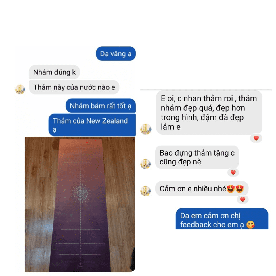 review thảm tập yoga yvonne