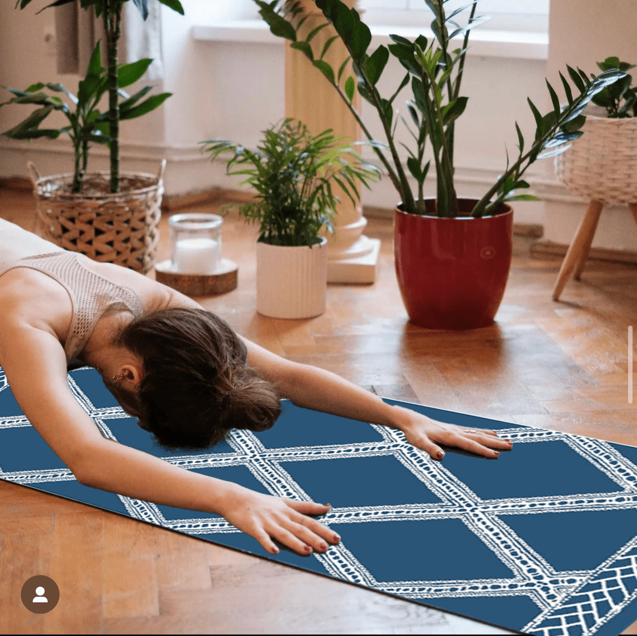 thảm yoga dành cho người có nhiều mồ hôi