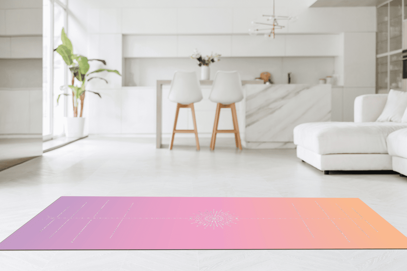 Pole Star (Pink) - Thảm Yoga 4mm - Phù Hợp Tập Hàng Ngày - Image 2