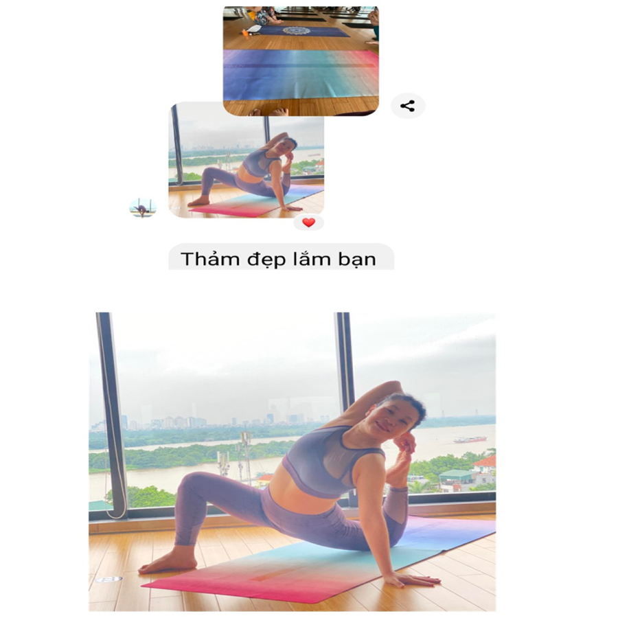 review thảm yoga yvonne