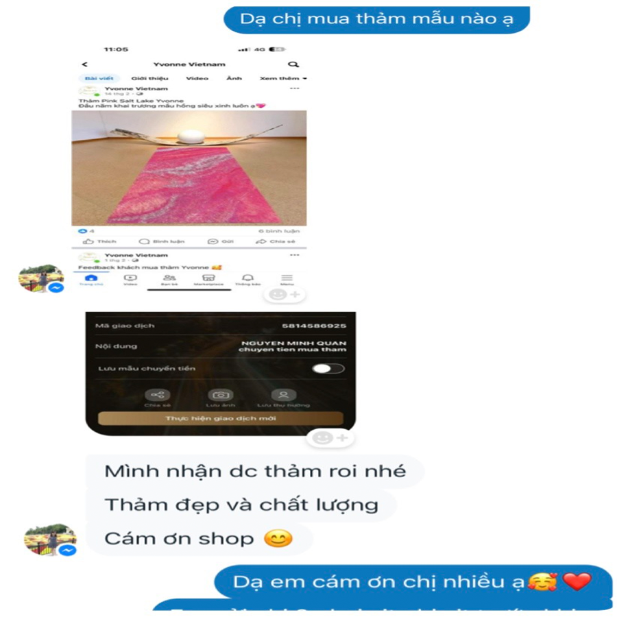 review thảm yoga yvonne