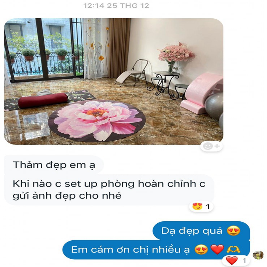 review thảm yoga yvonne